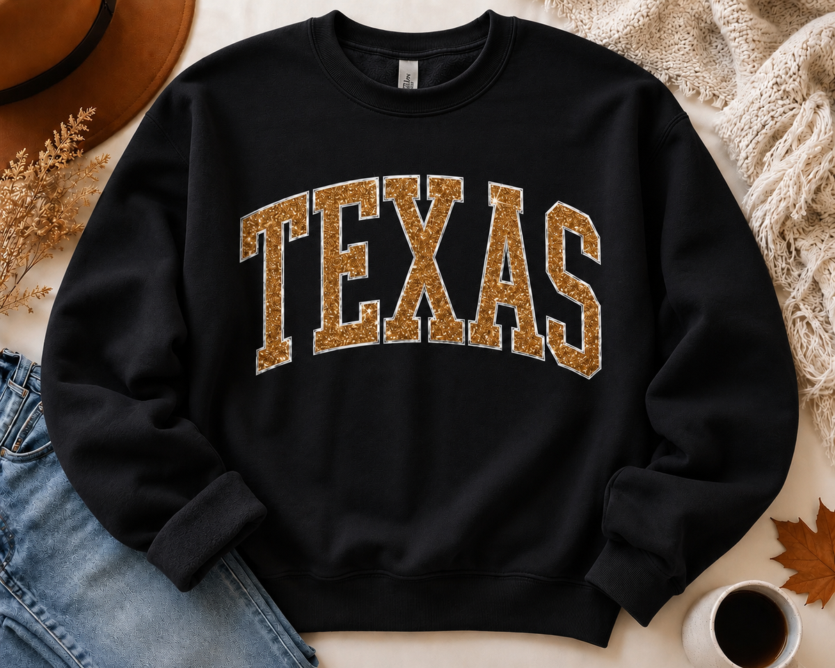 Black Texas Sweat Shirt